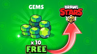 Free 10 gems in brawl stars #brawlstars