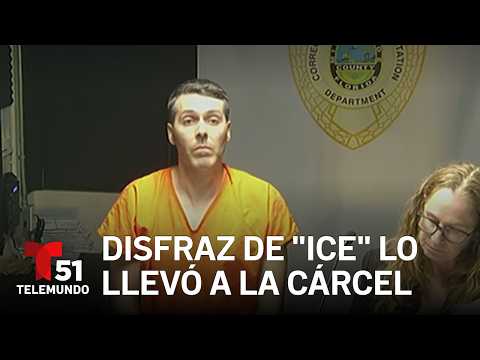He went to vote and then put on an ICE costume: he ended up in Miami-Dade jail