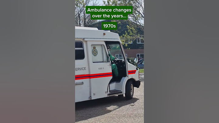 How London ambulances have changed over time