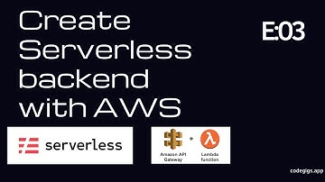 E3 : AWS lambda function + API gateway: serverless