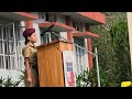 Cadet Clara,Class VII presenting  Word of the Day in the School Assembly