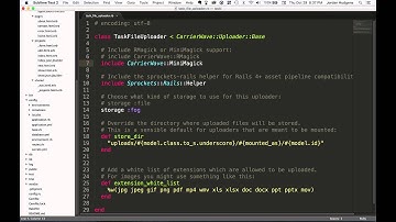 How to create a file uploader in rails with carrierwave