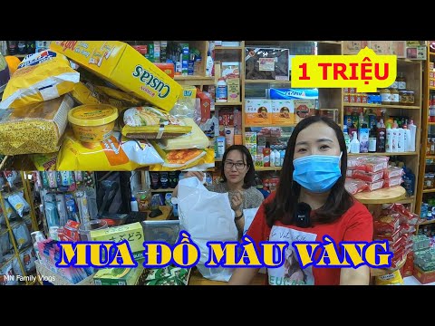 Video Cầm 1 Triệu Đi Mua Đồ Ăn Đồ Uống Màu Vàng Tại Cửa Hàng... - youtube