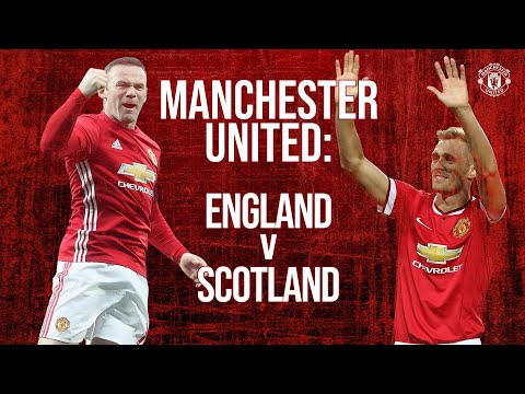 Manchester United: England v Scotland | Rooney, Law, Beckham, Fletcher, Ferdinand, Buchan