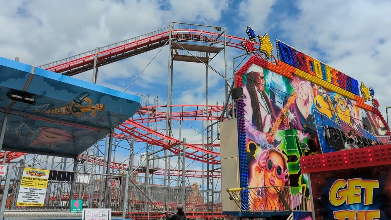 Cyclone Wild Mouse Ride At Barry Island Pleasure Park