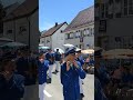 Blasorchester auf der Hauptparade beim Kinder- und Heimatfest, Laupheim