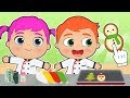 BABY ALEX AND LILY 🍪 Learn How to Make Christmas Cookies | Christmas Recipes for Kids