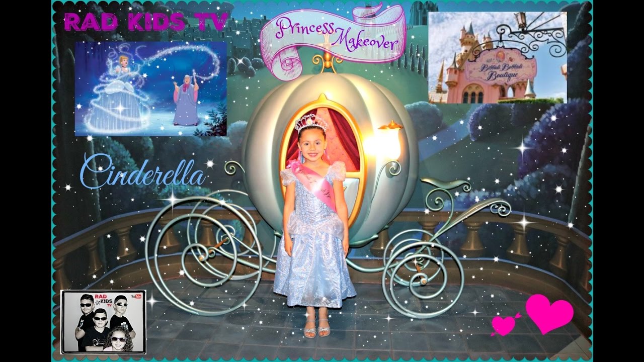 Disney Princess Makeover @ Bibbidi Bobbidi Boutique - Cinderella Makeover- Rad Kids TV camera iphone 8 plus apk