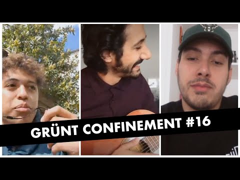 Youtube: Grünt Confinement #16 avec Tsew The Kid, Arthur Teboul (Feu! Chatterton) et Redwane Telha