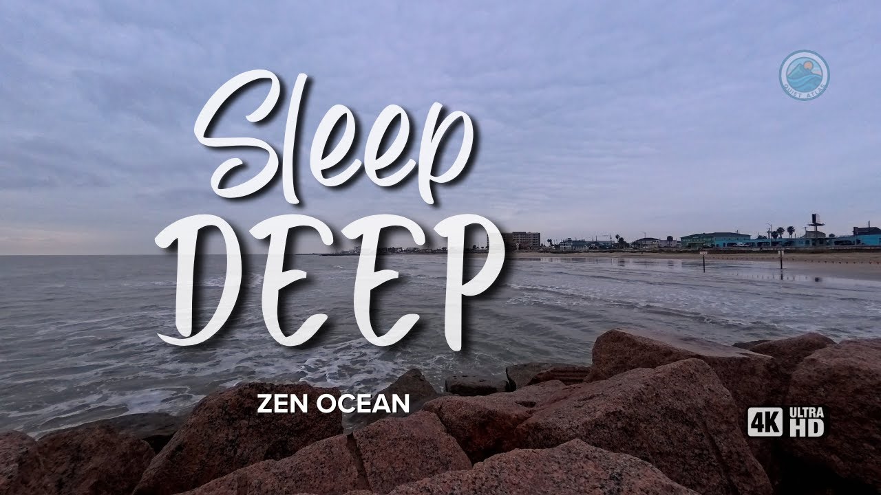 7 Hours of Gentle Texas Coast Waves | Zen Ocean Ambience for Sleep, Focus & Relaxation [4K]