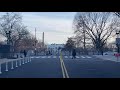 Live in Washington DC - Walking to The Capitol, White House & National Monument  (February 8, 2021)