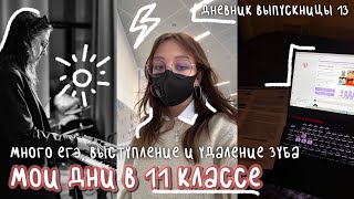 картинка: мои обычные дни в 11 классе | много егэ, выступление и удаление зуба | дневник выпускницы #13