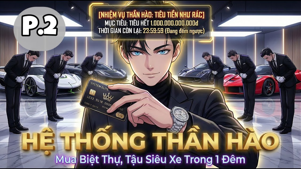 Kích Hoạt Hệ Thống Thần Hào, Sinh Viên Nghèo Hóa Tỷ Phú, Mua Biệt Thự, Tậu Siêu Xe Trong 1 Đêm | P2