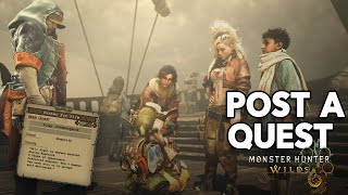 How to Post a Quest in Monster Hunter Wilds