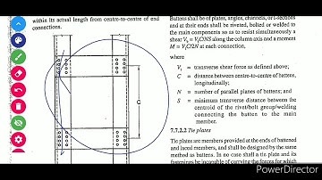 Design of battens column part 1, Compression Member, DSS, VI semester