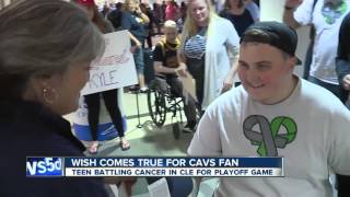 Cavs fan with terminal cancer from New Mexico is in Cleveland for Cavs game