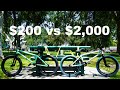 A $200 VS $2,000 BIKE! WHATS THE DIFFERENCE?