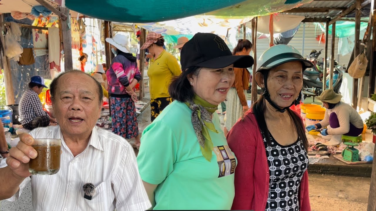 Chợ Hòn Xện Nha Trang Đông Vui | Gặp Lại Chú Ba Xóm Bóng
