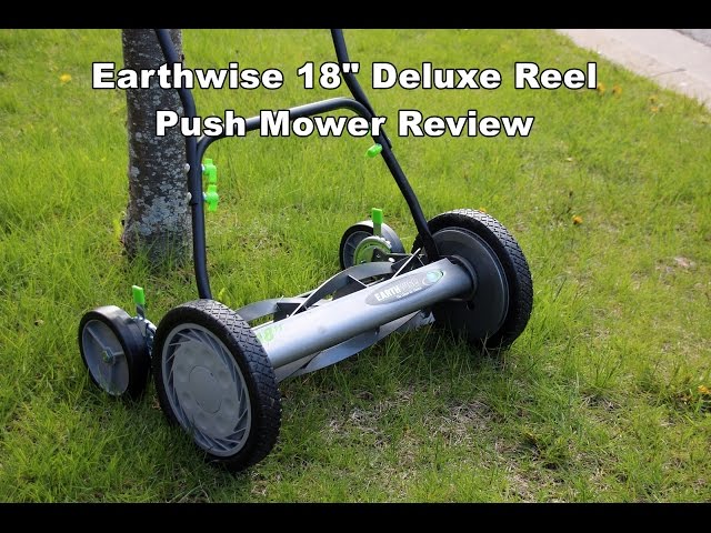 Earthwise 18 Deluxe Reel Push Mower Review 