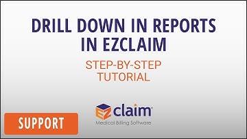 How to Drill Down in Reports in EZClaim
