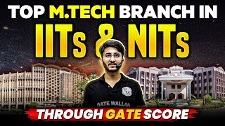 How to Select the Best MTech Branch in IITs and NITs Using GATE Score