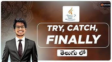Try Catch Finally in Java Telugu