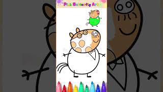 Doctor Pony  Drawing and Coloring Animations   #peppapigdrawing   #peppapigcoloring