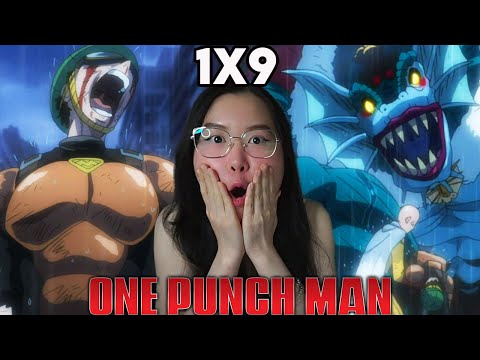 ONE PUNCH MAN Episode 9 REACTION! | 1x9 "Unyielding Justice"