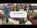 Legs workout with shiv  dhruv  tried 130kg for reps  grow nation