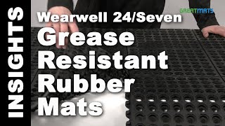 Wearwell 24Seven Grease Resistant Perforated 3x3 Rubber Anti Fatigue Mats - Shop Wearwell Mats Now: https://www.greatmats.com/wearwell-mats.php or call 877-822-6622 for live service.

Here we have the Wearwell 24/7 Grease Resistant Perforated Mat. This mat is 3 feet by 3 feet in size and five eighths of an inch thick. This mat’s hidden dry lay interlocking system makes it great for large flooring areas AND for single workstations. 

Perforated 24/7 Mats are resistant to water, grease and my dry sense of humor. This tile also has great anti-fatigue properties, reducing physical strain on the legs, feet, and back.

And of course, I can’t finish this video without mentioning that over 50% of this tile is made from recycled materials.

Thanks for watching and enjoy your new anti-fatigue flooring.

#WearwellRubberMats #RubberAntiFatigueMat