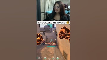 Girl Called Me a Hacker 😳 #gaming #valorant #shorts