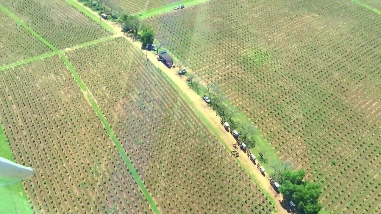 The Kit Carson Mountain Men Wagon Train in Shenandoah Valley, California
