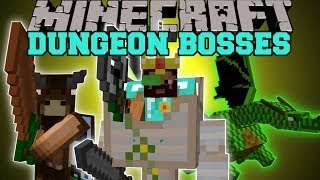 Minecraft Dungeon Bosses Intense New Boss Mobs Better Dungeons Mod Showcase Youtube