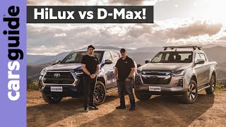 2021 4WD UTE COMPARISON! Isuzu D-Max LS-U vs Toyota HiLux SR5+