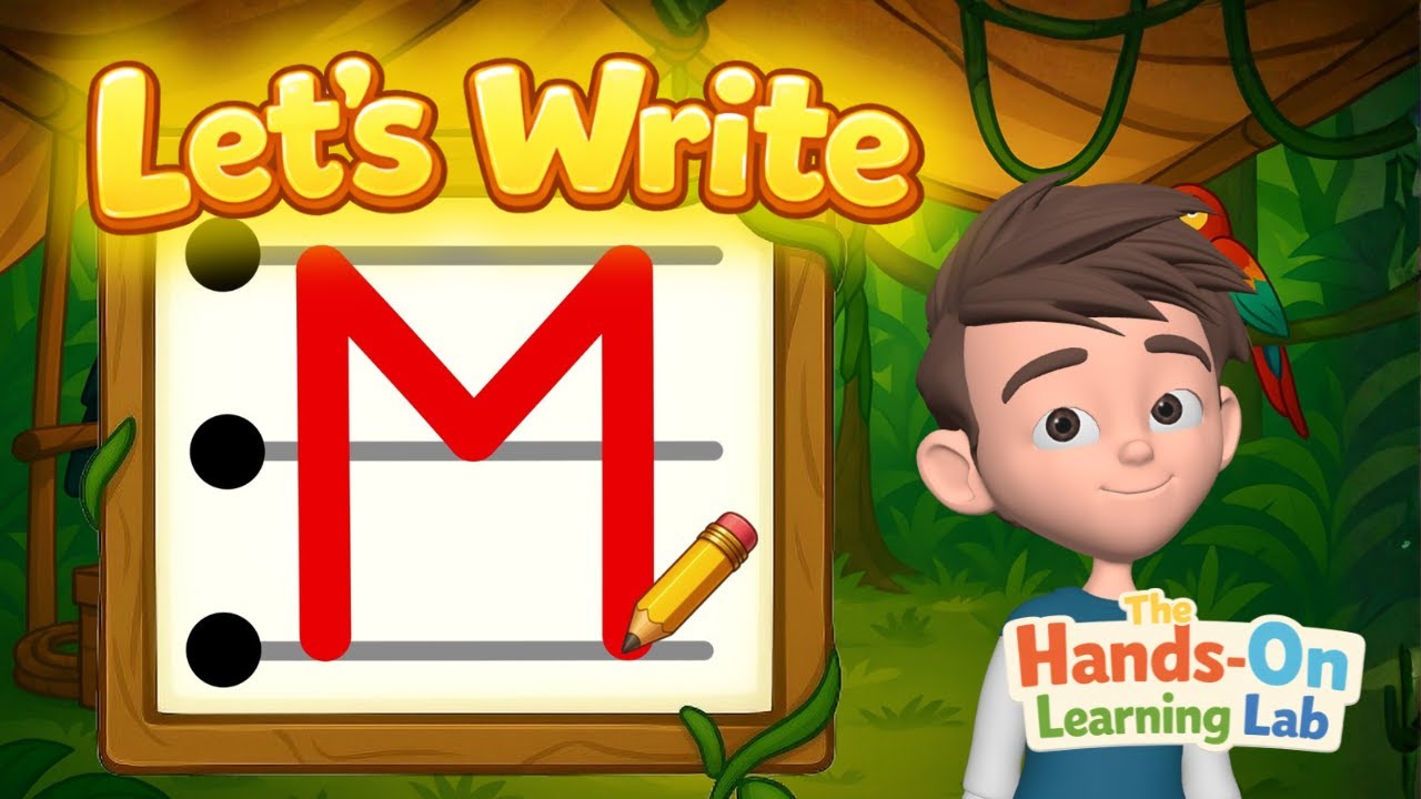 Writing Common M ️ Quick Write – Uppercase M, Writing the Letter M #handwriting # ...