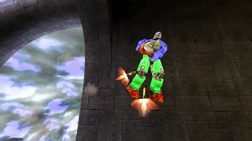 Quake Rocket Arena (RA3) - ra3map11: Double Air-Rocket with roach/dr