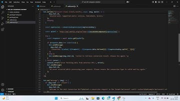 UNIT CONVERTER - Telegram Chatbot API using node js and npm packages