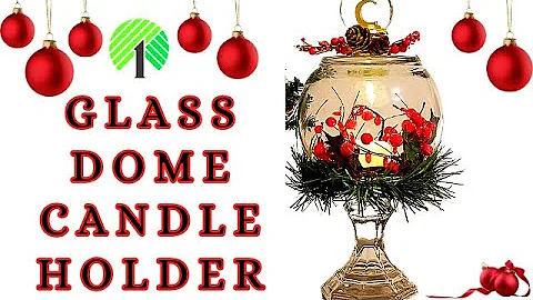 DIY CANDLE HOLDER | $2 DIY LANTERN | CHRISTMAS DECORATING IDEAS