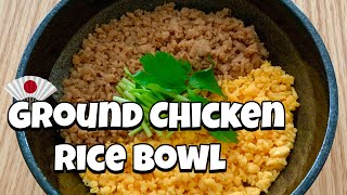 Ground chicken rice bowl recipe shorts