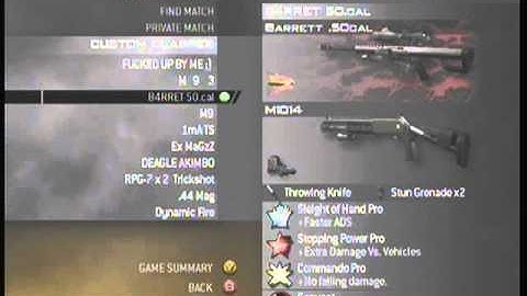 Dynamic Jinx  (SoaR Krazyy) Class set up MW2