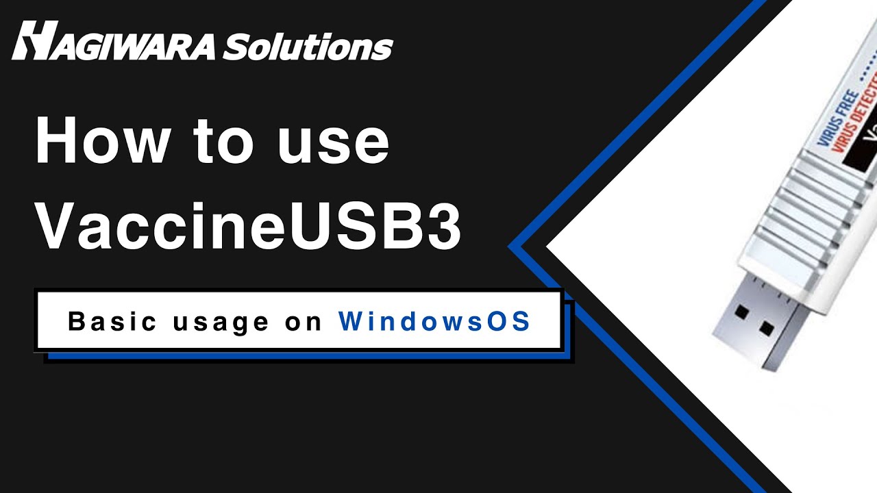 [How to Use] Vaccine USB3 - Basic Usage for Windows OS - YouTube