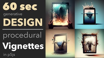 Creating intelligent, responsive vignettes using p5js in 60 seconds