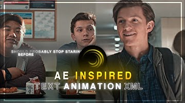 Ae inspired Text Animation Like @NefariousEditz ✅ | no password | Alight Motion text xml 💀