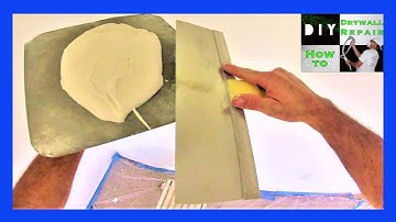 How to do skip trowel texture on a ceiling tutorial