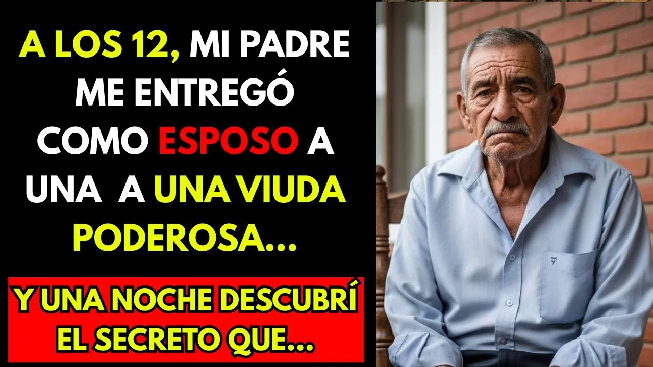 A LOS 12, MI PADRE ME ENTREGÓ COMO ESPOSO A UNA VIUDA PODEROSA…Y UNA NOCHE DESCUBRÍ EL SECRETO QUE..