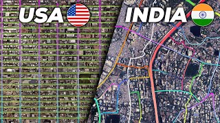 Why Indian Cities Dont Have A Grid भरतय शहर म गरड कय नह ह ?