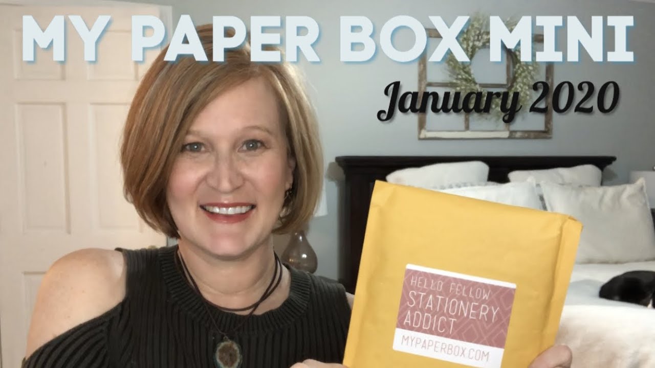My Paper Box Mini | January 2020 | It's Time for a Brain Dump