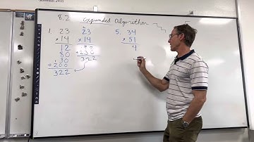 Expanded Algorithms verses Standard Algorithm