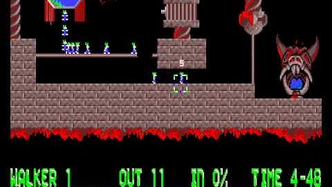 Lemmings A Task For Blockers And Bombers