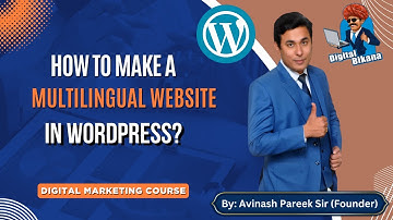 Create a MULTILINGUAL Website in WordPress in Just 10 Minutes